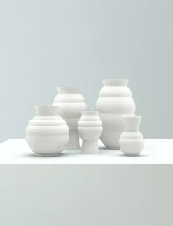 Online x Tortus Vase No2 H23,5 cm, Hvid Stue|Vaser
