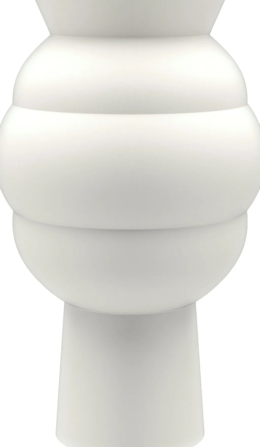 Knabstrup Keramik Stue|Vaser > x Tortus Vase No4 H37 cm, Hvid