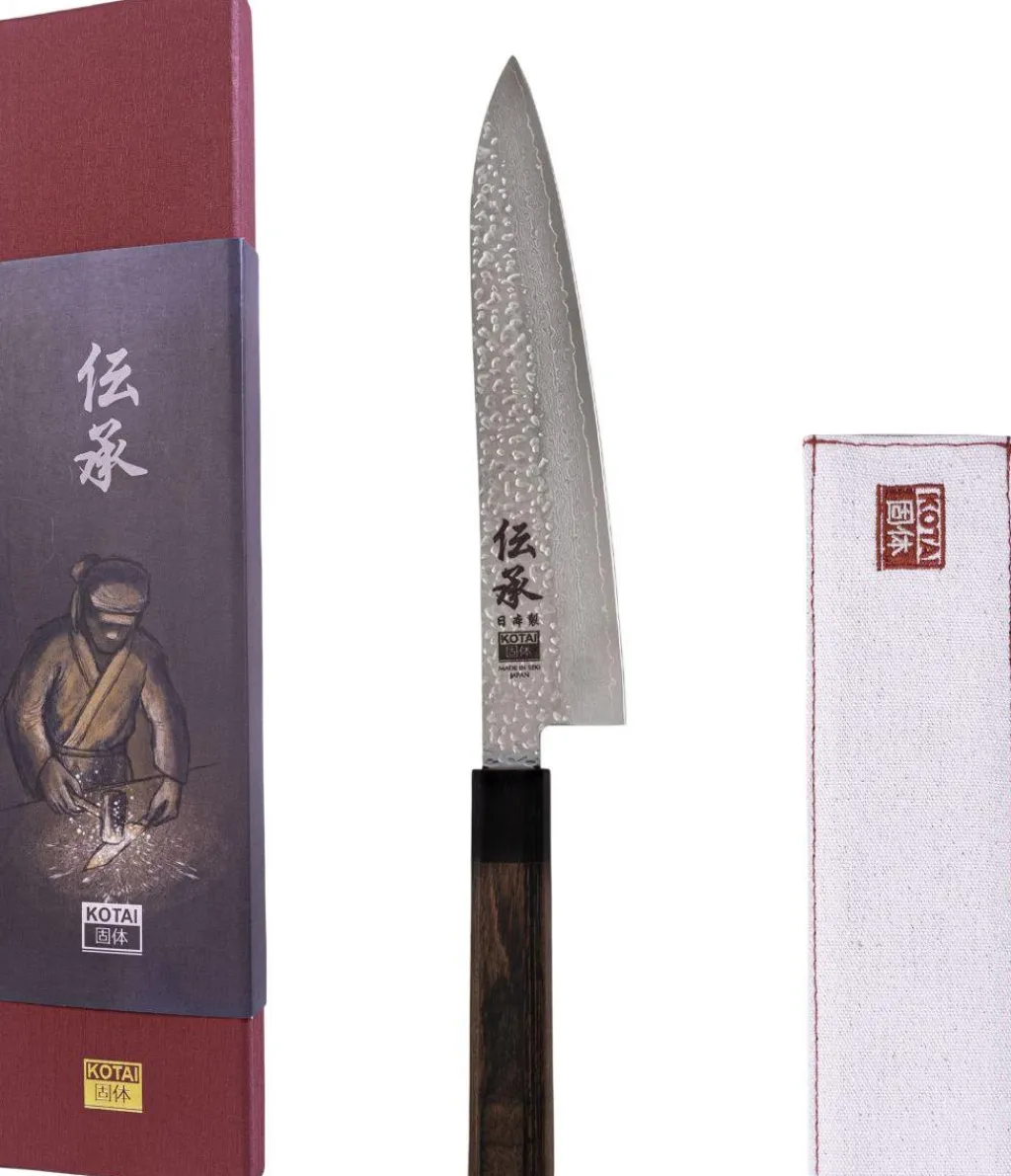 KOTAI Japanske Knive > Densho Gyuto Kniv , Pakkatræ