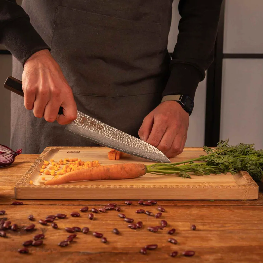 KOTAI Japanske Knive > Densho Gyuto Kniv , Pakkatræ