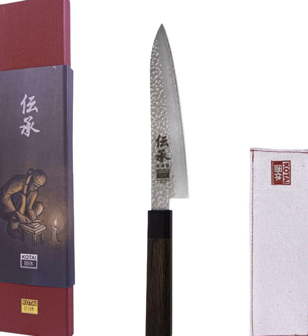 KOTAI Japanske Knive > Densho Gyuto Kniv , Pakkatræ