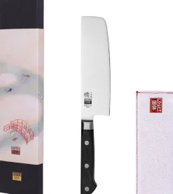 Clearance Hashi Classic Nakiri Kniv 16,5 cm, Pakkatræ Japanske Knive