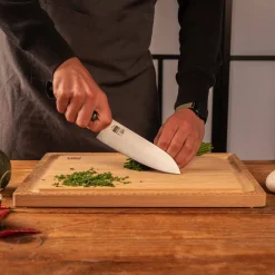 KOTAI Japanske Knive > Hashi Classic Santoku Kniv 17 cm, Pakkatræ