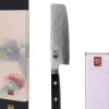 New Hashi Tsuchime Nakiri Kniv 16,5 cm, Rustfrit Stål Japanske Knive