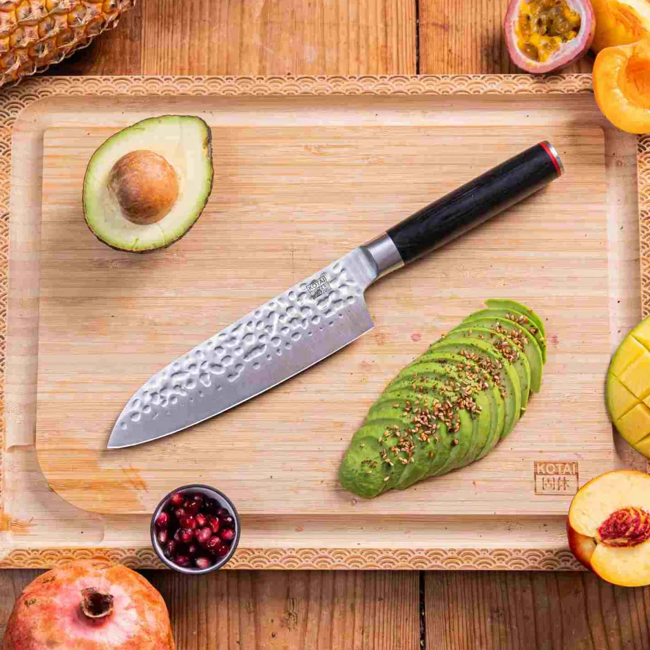 Discount KOTAI Pakka Santoku Kniv 18 cm, Pakkatræ