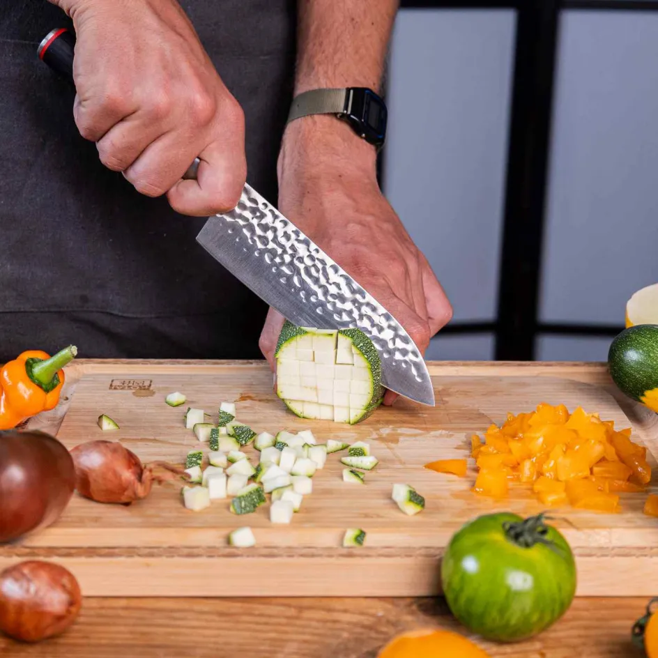 Discount KOTAI Pakka Santoku Kniv 18 cm, Pakkatræ