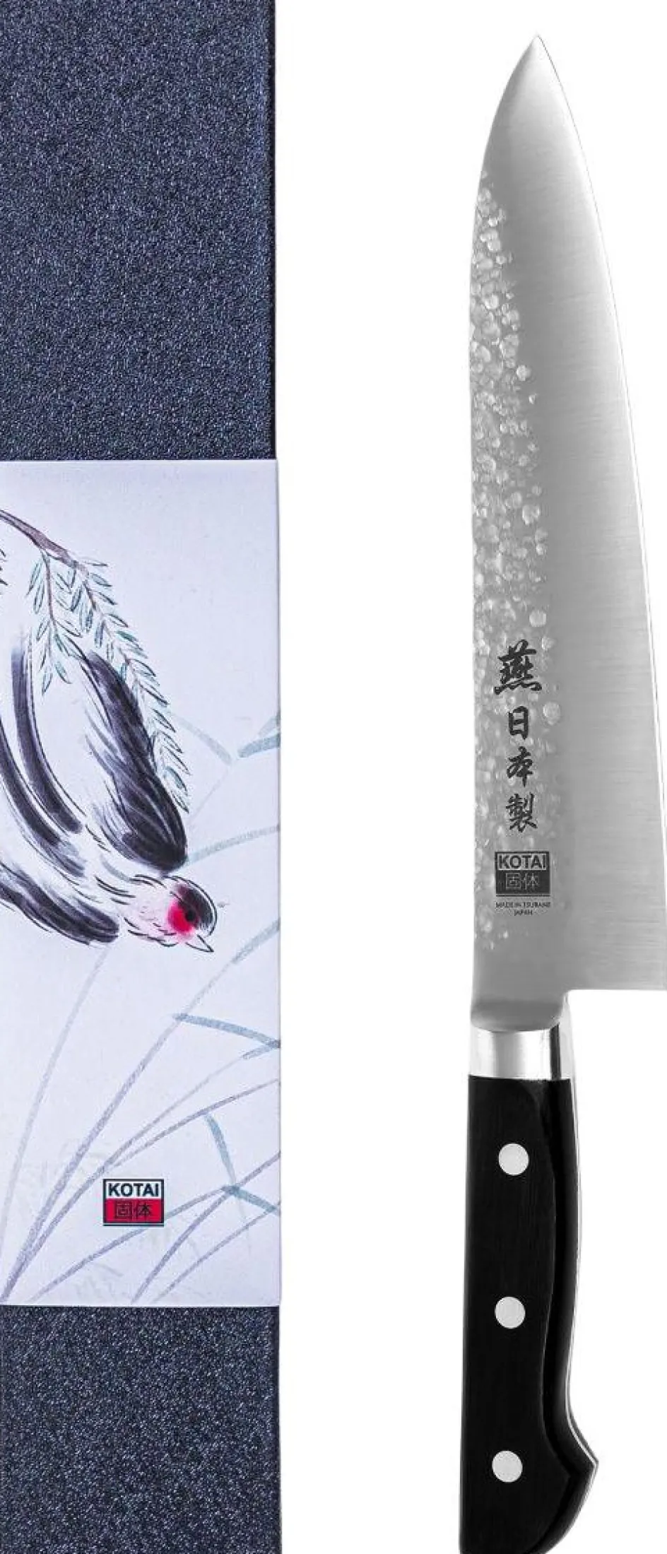Hot KOTAI Tsubame Gyuto Kniv 21 cm, Pakkatræ