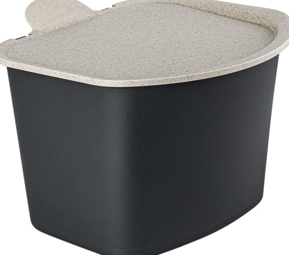 Best Koziol BIBO Beholder t. Bioaffald 3 L, Nature Ash Grey