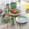 Hot BLOMSTER Dyb Tallerken 24 cm, Nature Leaf Green Dybe Tallerkener