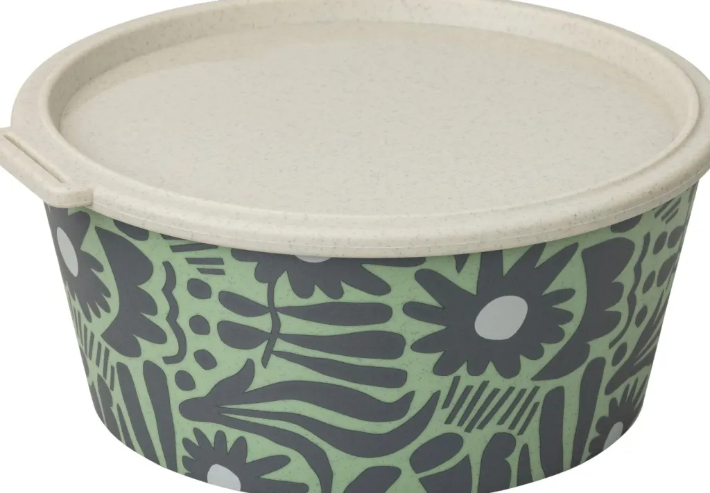 Koziol Opbevaring Til Køkkenet|Madkasser Og -Poser > BLOMSTER Opbevaringsboks 2,2 L, Nature Leaf Green
