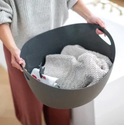 Sale Koziol BOTTICHELLI Recycled Opbevaringskurv , Ash Grey