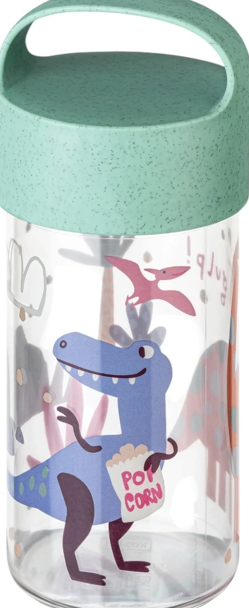 Børn Koziol Madkasser Til Børn|Drikkedunke Til Børn > BUDDY Rex Snackboks/Drikkedunk 500 ml,
