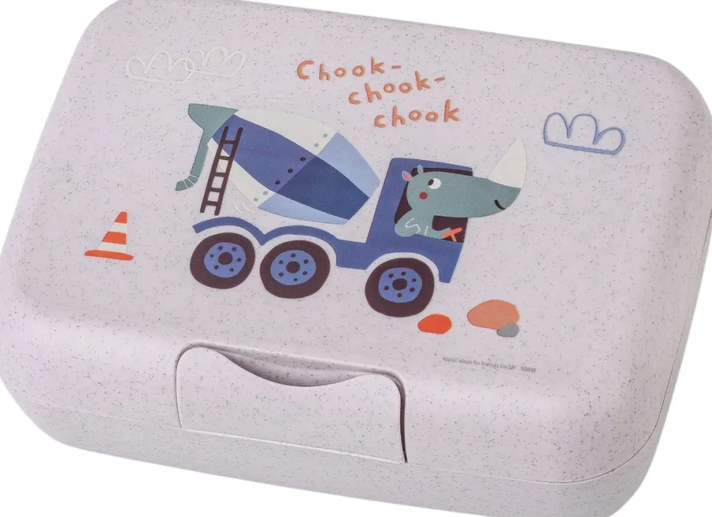 Børn Koziol Madkasser Til Børn|Opbevaring Til Køkkenet > CANDY Trucks Madkasse 19x13,5 cm,
