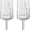 Koziol Champagneglas|Champagneglas > CLUB No. 14 Champagneglas 2 stk. 10 cl, Crystal Clear