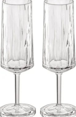 Koziol Champagneglas|Champagneglas > CLUB No. 14 Champagneglas 2 stk. 10 cl, Crystal Clear