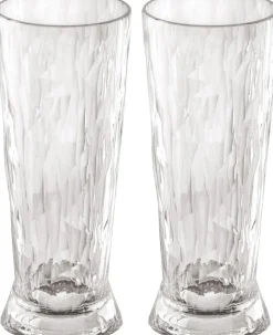 Online CLUB No. 10 Ølglas 2 stk. 30 cl, Crystal Clear Ølglas