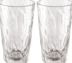 Discount Koziol CLUB No. 6 Vandglas 2 stk. 30 cl, Crystal Clear