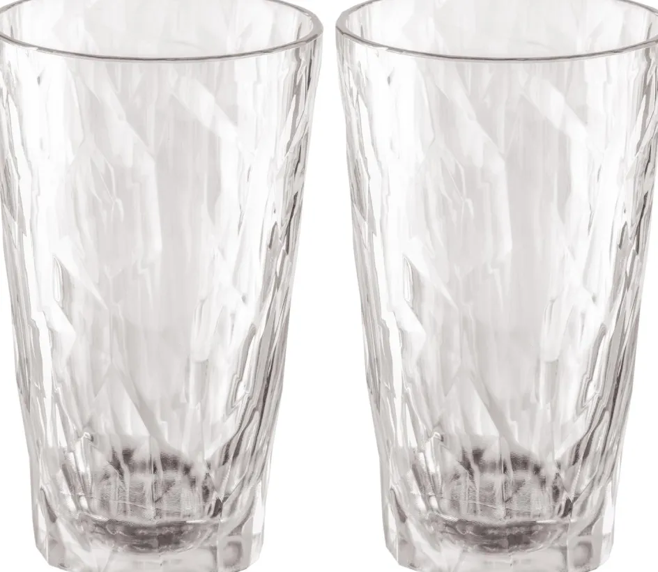 Discount Koziol CLUB No. 6 Vandglas 2 stk. 30 cl, Crystal Clear