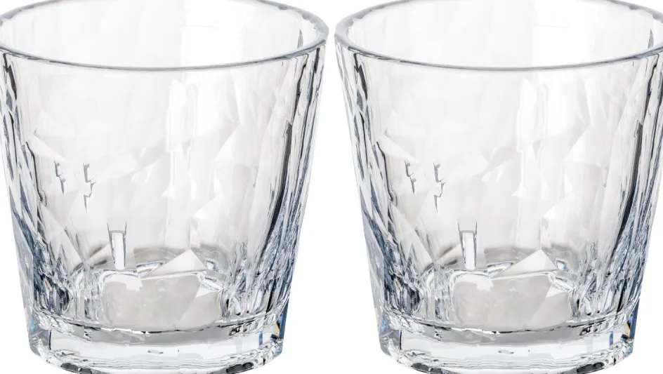 Outlet Koziol CLUB No. 22 Vandglas 2 stk. 25 cl, Crystal Clear