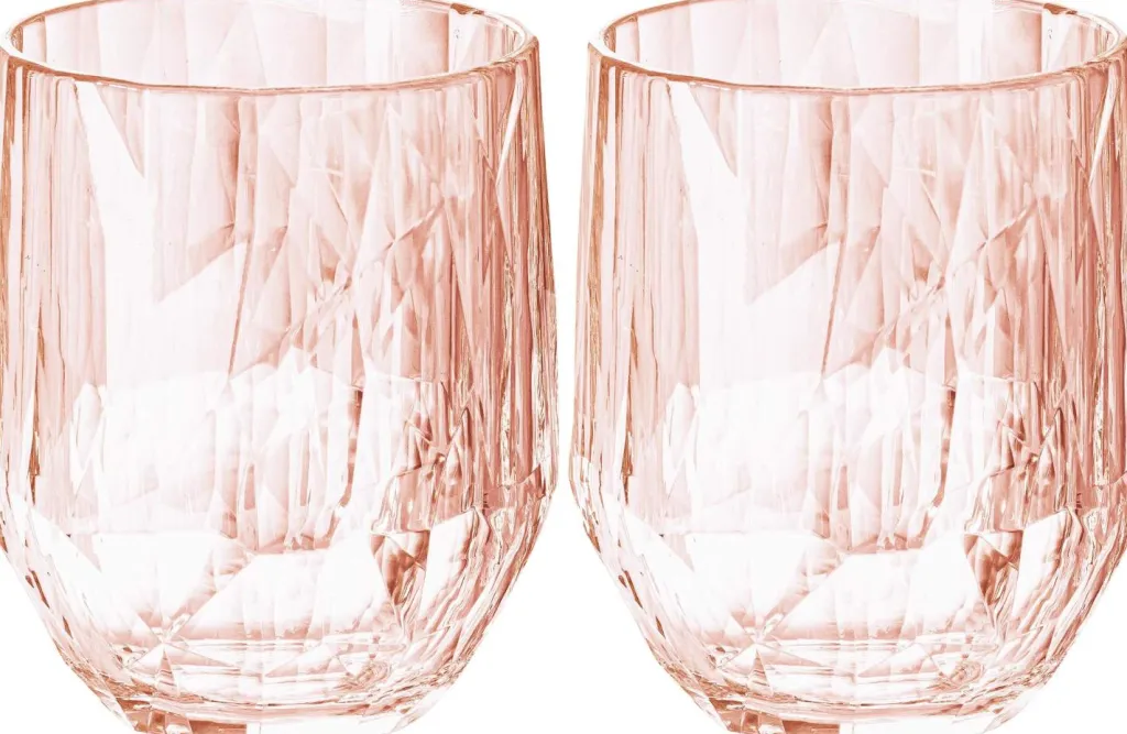Koziol Vinglas|Vinglas > CLUB No. 24 Vinglas 2 stk. 30 cl, Transparent Rose Quartz