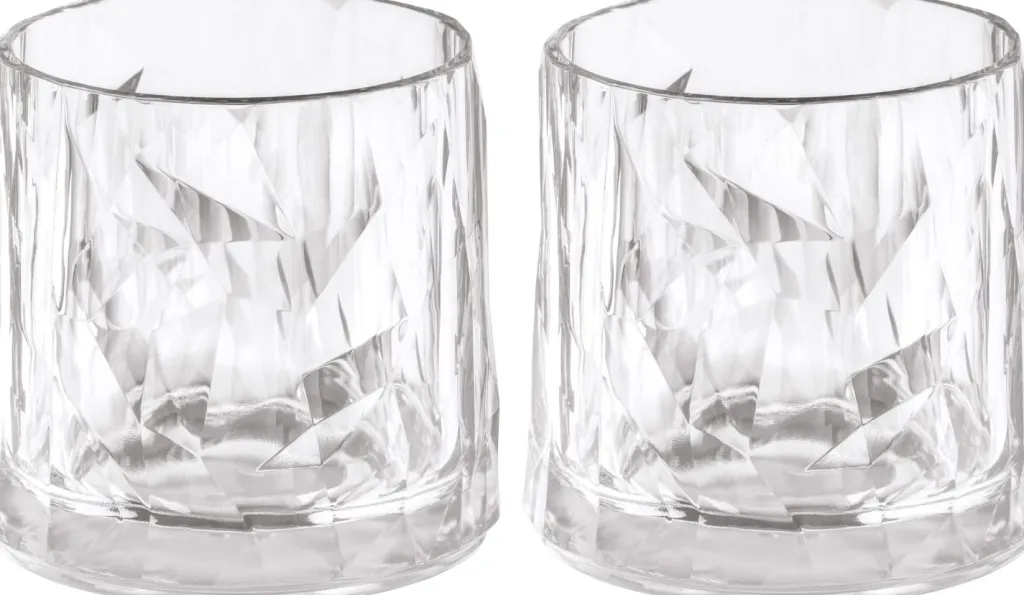 Koziol Whiskyglas|Drinksglas > CLUB No. 2 Whiskeyglas 2 stk. 25 cl, Crystal Clear