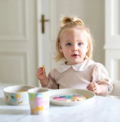 Børn Koziol Børnespisesæt > CONNECT Gurli Gris Spisesæt, Organic Sand