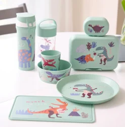 Sale CONNECT Rex Skål Ø12,3 cm, Organic Sage Green Børn Børneskåle|Spisestue