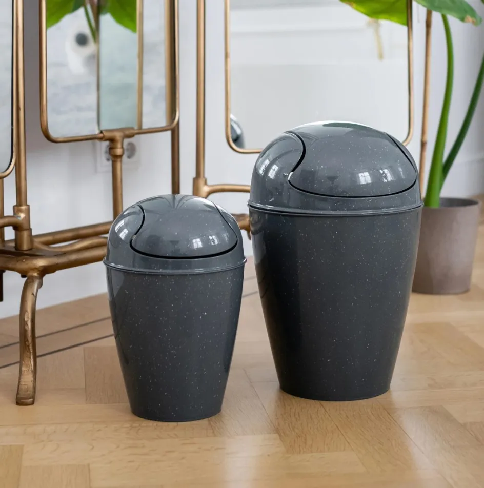 Hot Koziol DEL Recycled Skraldespand 1, Ash Grey