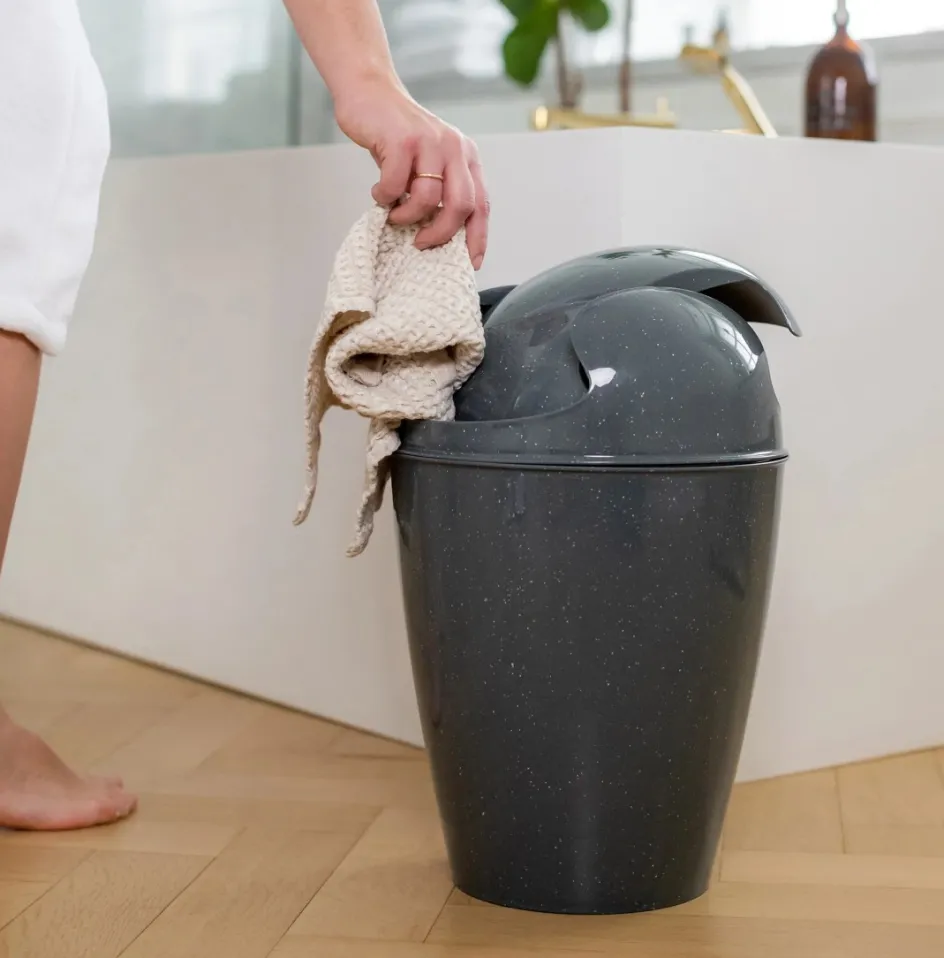 Hot Koziol DEL Recycled Skraldespand 1, Ash Grey