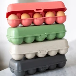 New Koziol EGGS TO GO Æggebakke , Nature Leaf Green