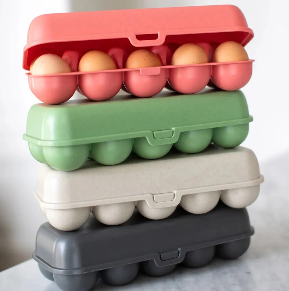 New Koziol EGGS TO GO Æggebakke , Nature Leaf Green