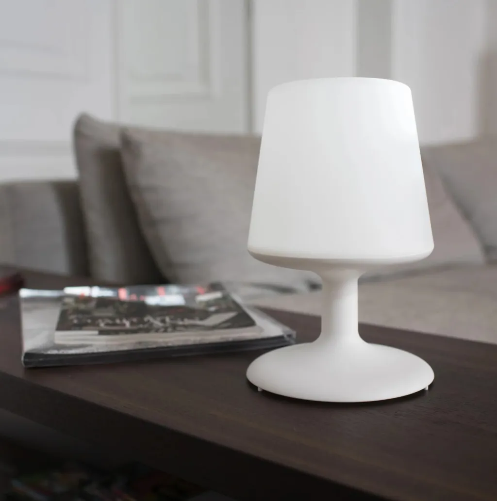 Koziol Bordlamper|Trådløse Lamper > LIGHT TO GO Trådløs Bordlampe H28 cm, Cotton White