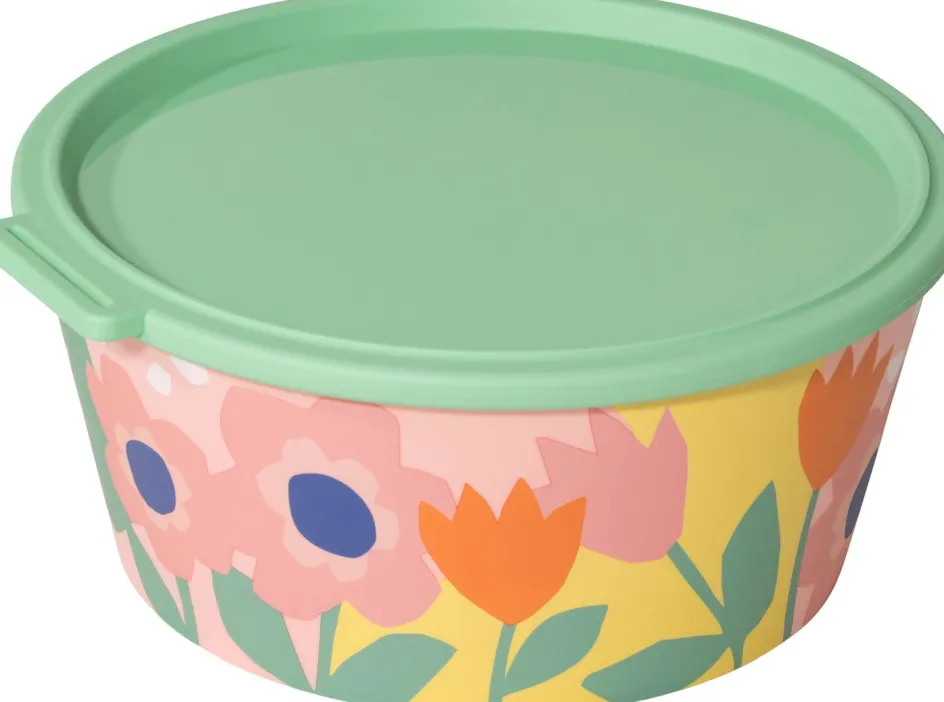 Best Koziol NORA Opbevaringsskål 2,2 L, Sweet Pink/Mid Green