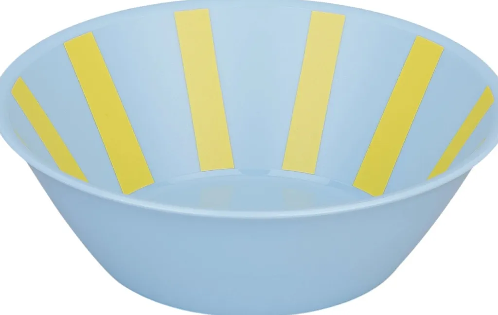 Børn Koziol Børneskåle|Spisestue > NORA STRIPES Skål Ø13,7 cm, Sweet Blue