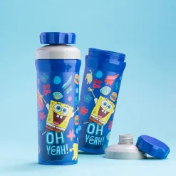Hot OLLI SvampeBob Firkant Vandflaske 500 ml, Børn Drikkedunke Til Børn|Opbevaring Til Køkkenet