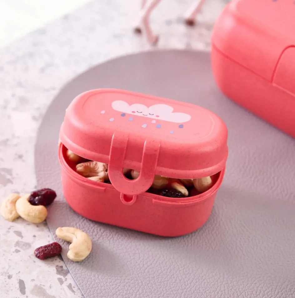 Outlet Koziol PASCAL Mini Dreams Snackboks 9,6x7 cm, Organic Coral Red