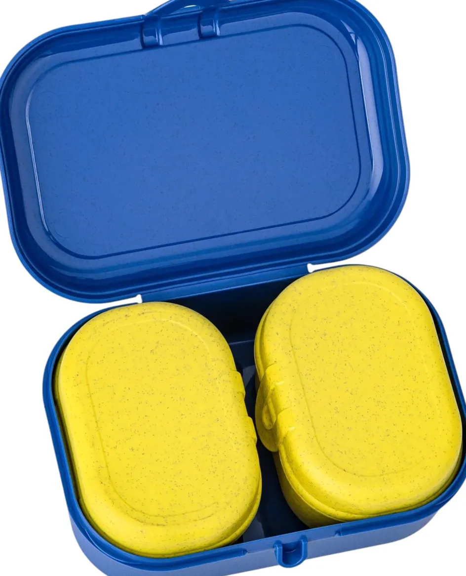 Sale Koziol PASCAL SvampeBob Firkant Madpakke 15,1x10,8 cm, Organic Space Blue