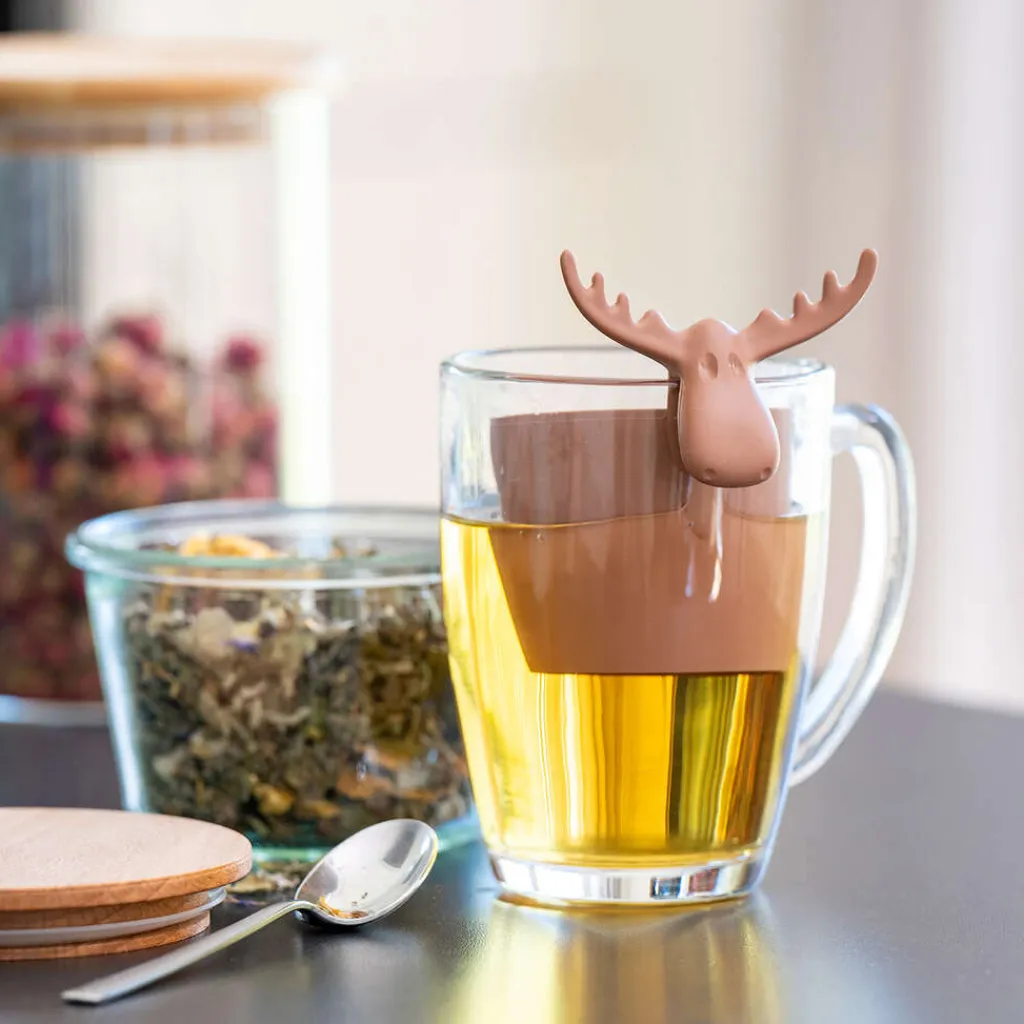 Koziol Tilbehør Til Kaffe Og Te > RUDOLF Tesi 9 cm, Mocha Mousse