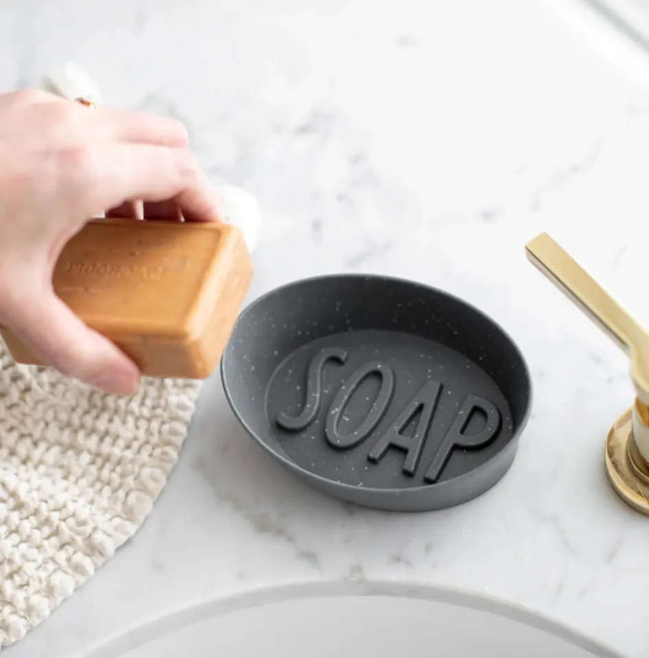 New Koziol SOAP Sæbeskål 14 cm, Ash Grey
