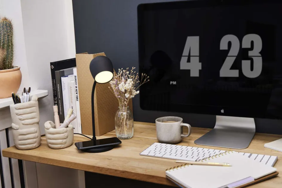 Hot kreafunk Ellie Bordlampe H32 cm, Sort