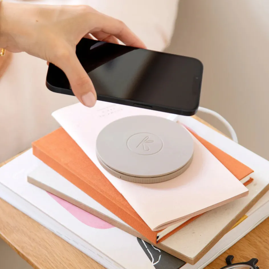 kreafunk wiCHARGE 3 Power Bank ?10 cm, Ivory Sand