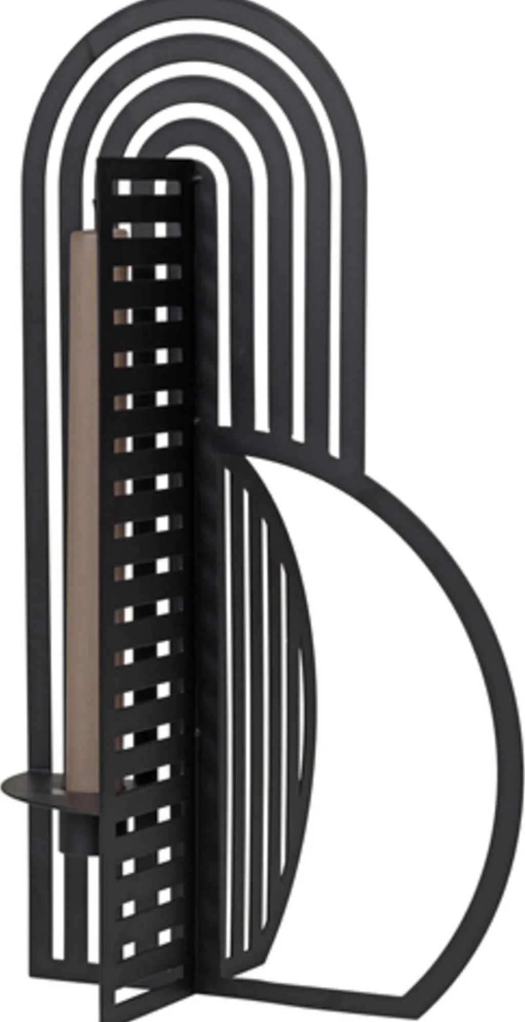 Outlet Shadow Lysestage H37 cm, Sort Lysestager