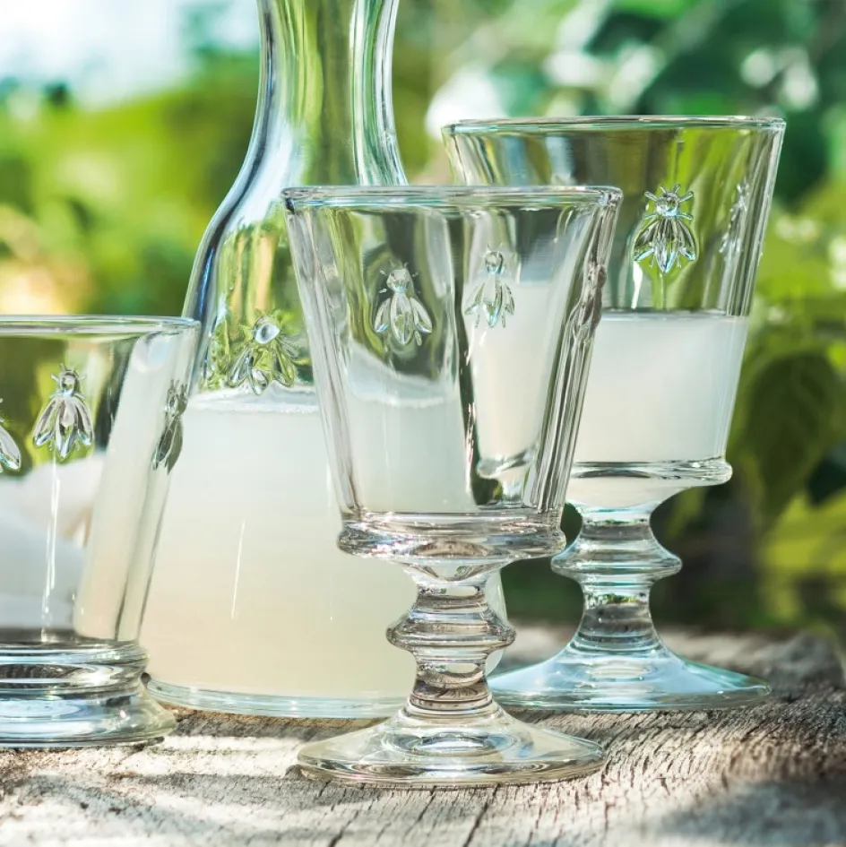 Outlet La Rochère Abeille Glas på Fod 6 stk. 35 cl