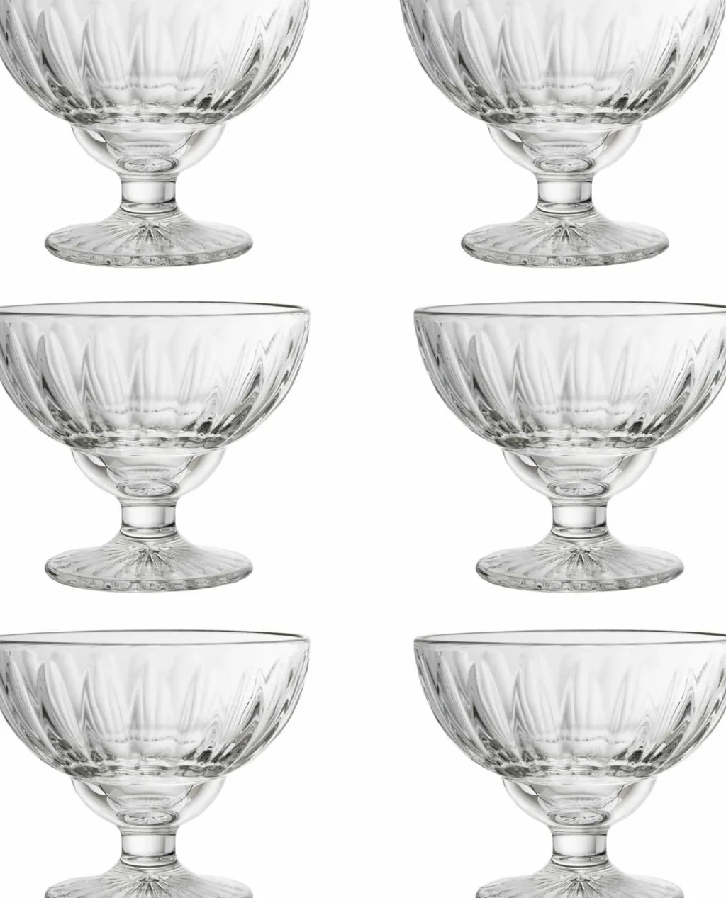 La Rochère Skåle|Spisestue > Elise Skål på Fod 6 stk. 40 cl, Klar