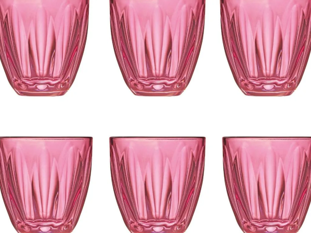 Sale La Rochére Lily Vandglas 6 stk. 25 cl, Hindbær Vandglas