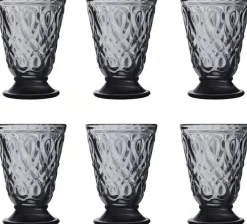 Sale La Rochère Lyonnais Vandglas 6 stk. 20 cl, Antracit