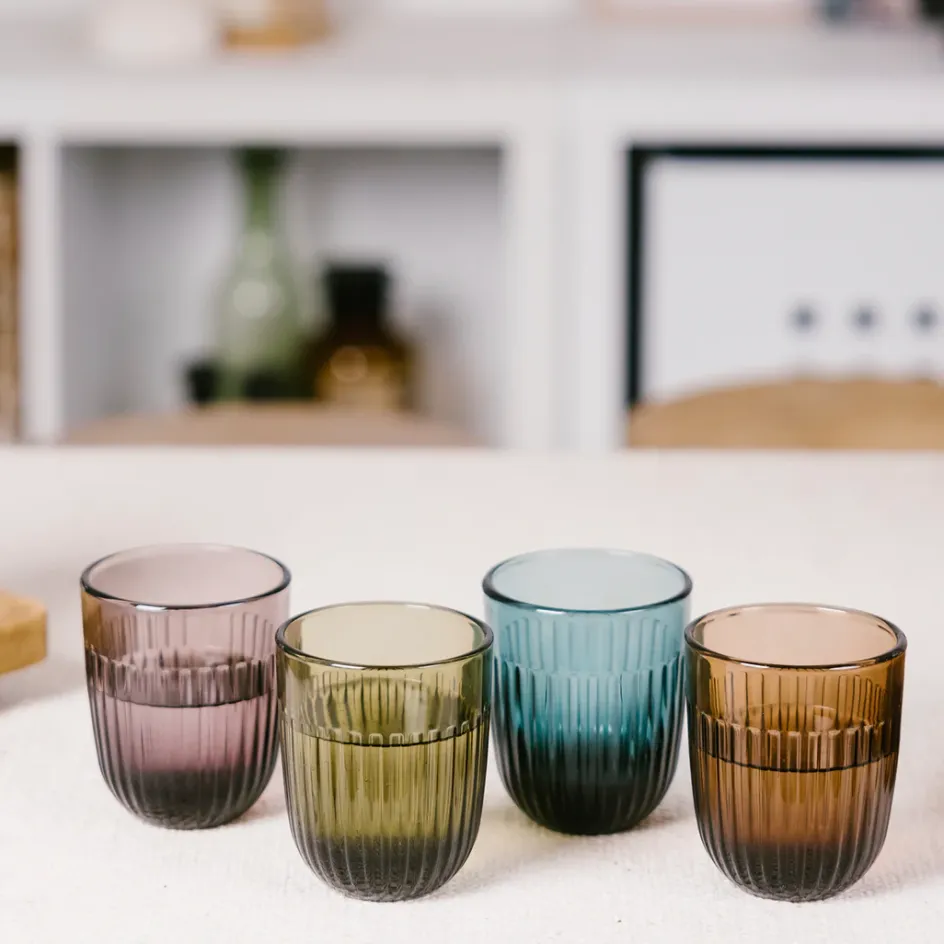 Online La Rochère Ousseant Vandglas 6 stk. 26 cl, Mørkeblå