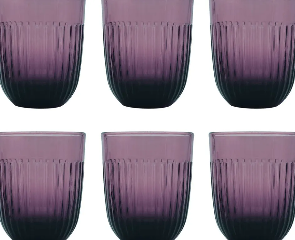 Best La Rochère Ousseant Vandglas 6 stk. 29 cl, Aubergine