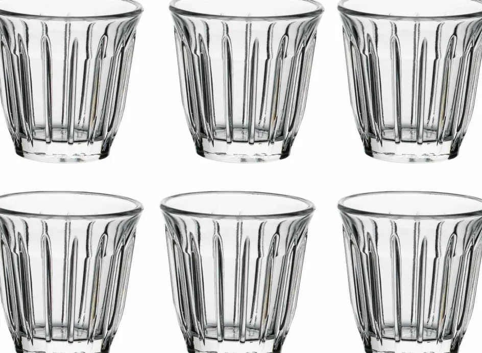 Clearance La Rochère Zinc Glas 6 stk. 10 cl, Klar