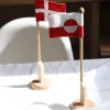 Discount Bordflagstang m. Grønlandsk Flag Bordflag